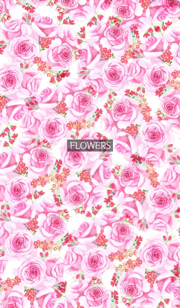 [LINE着せ替え] water color flowers_168の画像1