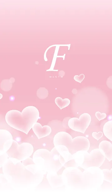 [LINE着せ替え] Initial -F- Heart cloudの画像1