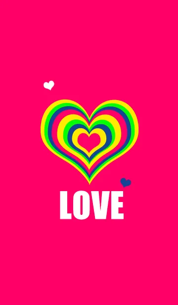 [LINE着せ替え] heart Pink***の画像1