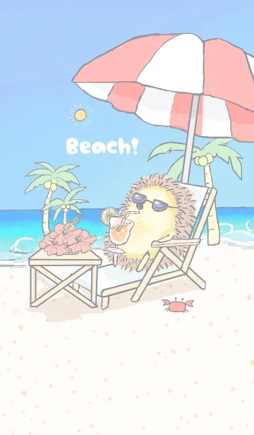 [LINE着せ替え] Beach！の画像1