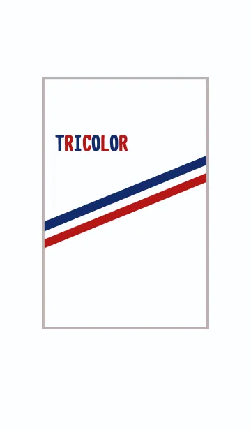 [LINE着せ替え] TRICOLOR‐simple‐の画像1