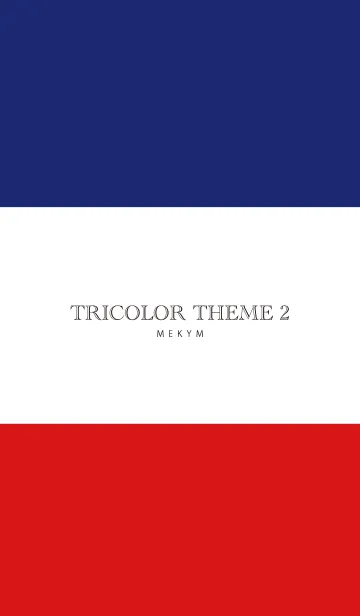 [LINE着せ替え] TRICOLOR THEME 2の画像1