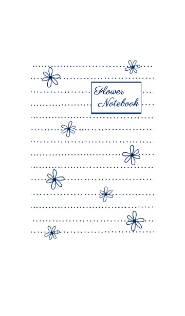 Flower Note*Navyの着せ替えメイン画像