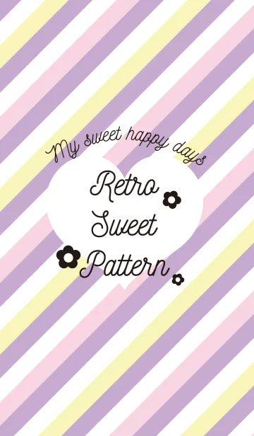 [LINE着せ替え] RETRO SWEET PATTERNの画像1
