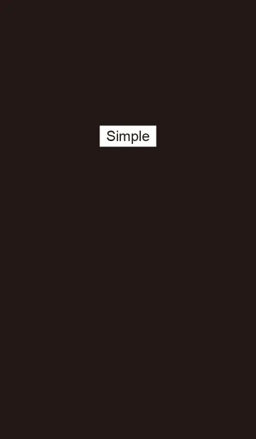 [LINE着せ替え] Simple style white (black background)の画像1