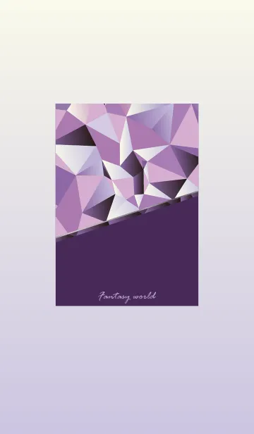 [LINE着せ替え] Fantasy world - purpleの画像1