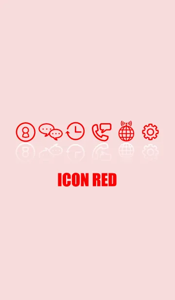 [LINE着せ替え] ICON REDの画像1