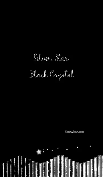 [LINE着せ替え] シルバースター ブラッククリスタルの画像1