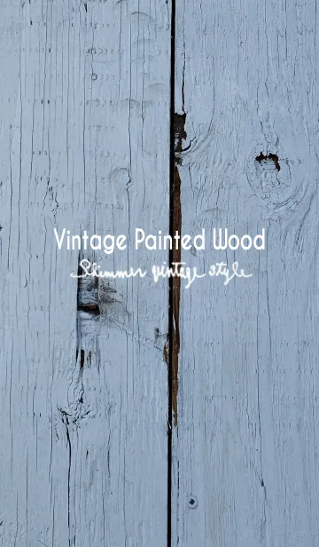 [LINE着せ替え] Vintage Painted Woodの画像1