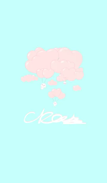 [LINE着せ替え] heart Cloud Themeの画像1