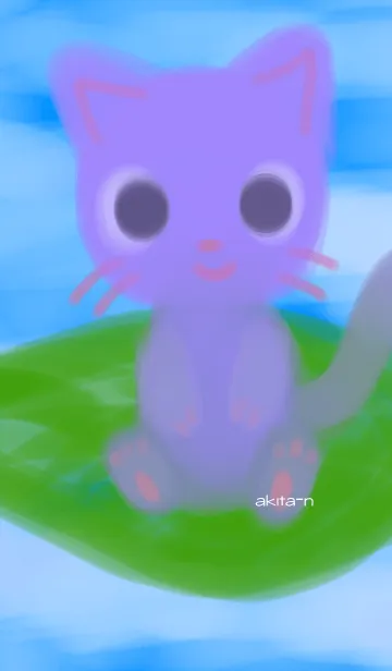 流れるネコたんの着せ替えメイン画像
