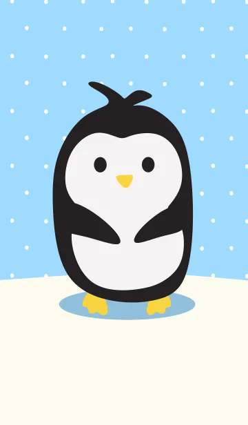 シンプルハッピーベイビーペンギンの着せ替えメイン画像