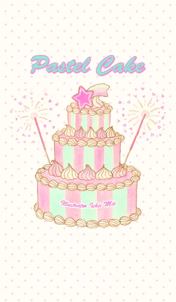 [LINE着せ替え] Pastel Cakeの画像1