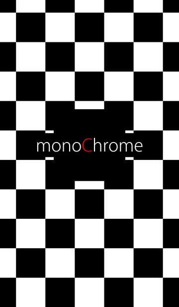 [LINE着せ替え] Squares -monochrome-の画像1