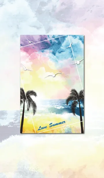 [LINE着せ替え] Love Summerの画像1