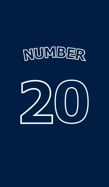 [LINE着せ替え] Number 20の画像1