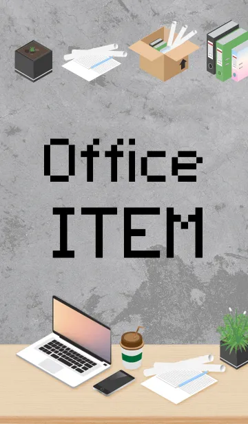 [LINE着せ替え] Office Itemの画像1