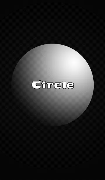 [LINE着せ替え] Circle[white]の画像1