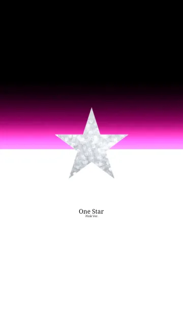 [LINE着せ替え] ☆One Star★ Pink Ver.の画像1