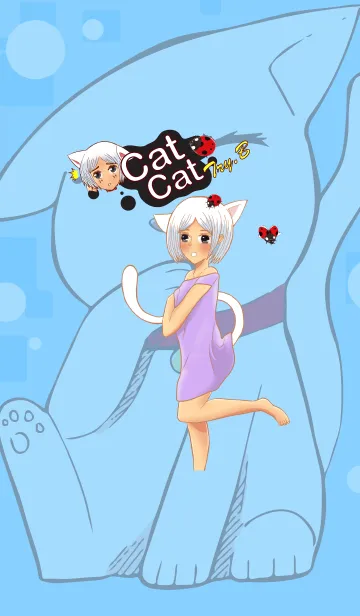 108 peaper theme : cat story tryBの着せ替えメイン画像