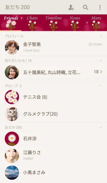 [LINE着せ替え] Flower dress -マーガレット 3-の画像2