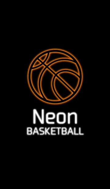 [LINE着せ替え] Neon16 バスケットボールの画像1
