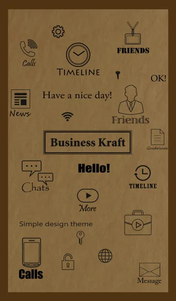 [LINE着せ替え] Business Kraftの画像1