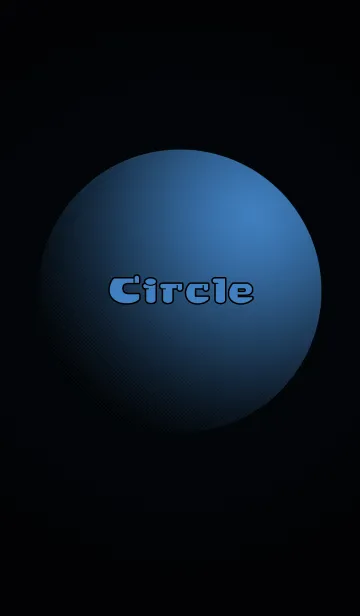 [LINE着せ替え] Circle[blue]の画像1