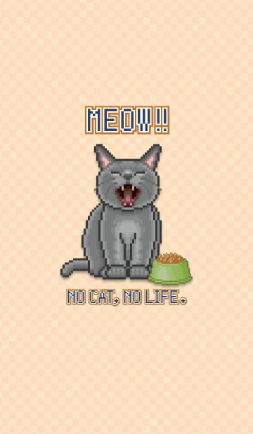 [LINE着せ替え] ニャー！！ 8の画像1