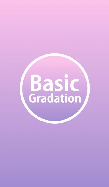 Basic Gradation PurpleのLINE着せ替え