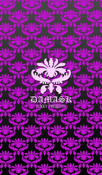 DAMASK purple and blackの着せ替えメイン画像