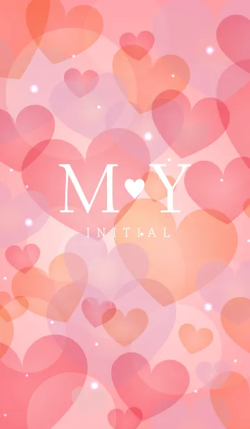 [LINE着せ替え] INITIAL -M＆Y- Love Heartの画像1