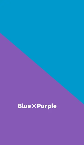 [LINE着せ替え] Blue × Purpleの画像1