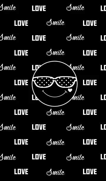 [LINE着せ替え] BLACK SMILE***の画像1