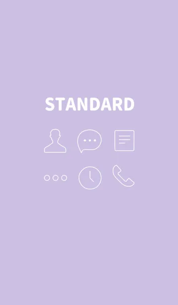 [LINE着せ替え] STANDARD - PURPLEの画像1