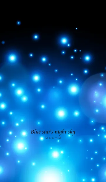 [LINE着せ替え] Blue star's night skyの画像1