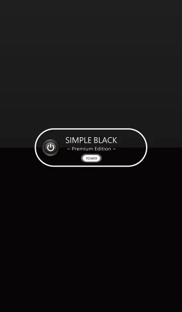 [LINE着せ替え] SIMPLE BLACK ~ Premium White Edition ~の画像1