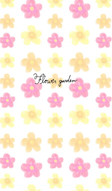 [LINE着せ替え] Flower garden-赤系-の画像1