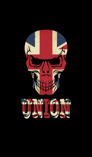 [LINE着せ替え] Union Jack Skullの画像1