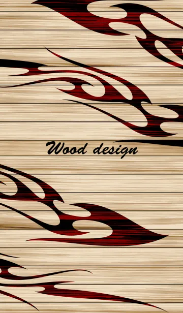 [LINE着せ替え] Wood designの画像1