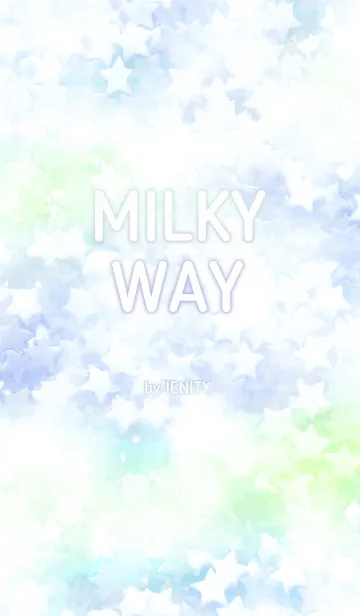 [LINE着せ替え] Milky Way / No.002 / Blue Greenの画像1
