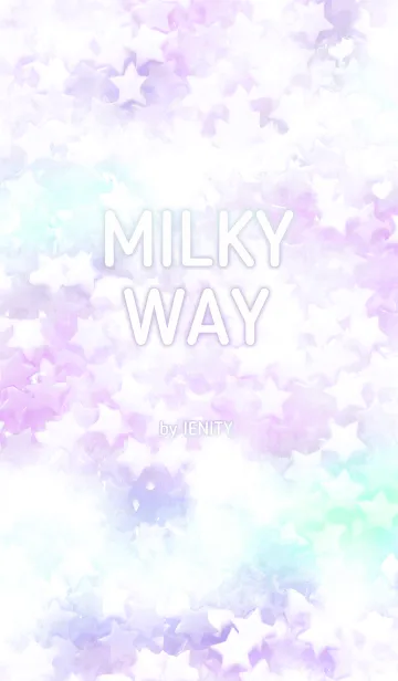 [LINE着せ替え] Milky Way / No.003 / Lavender Purpleの画像1