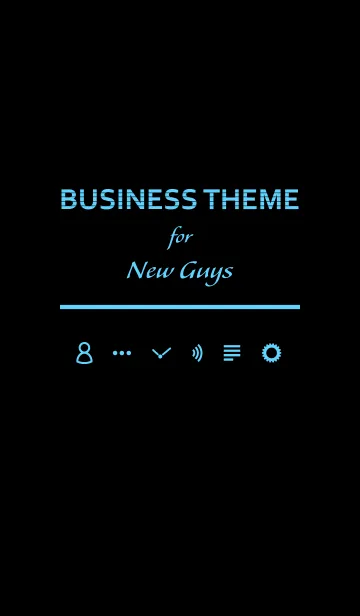 [LINE着せ替え] Business Theme for New Guysの画像1