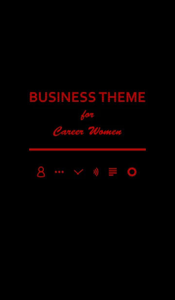 [LINE着せ替え] Business Theme for Career Womenの画像1