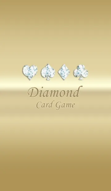 [LINE着せ替え] Diamond Card Game Goldの画像1