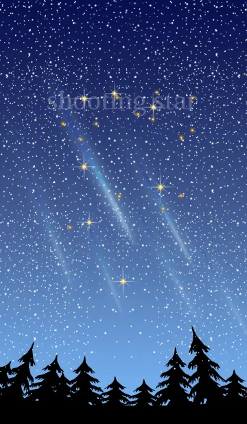 [LINE着せ替え] 流れ星☆の画像1