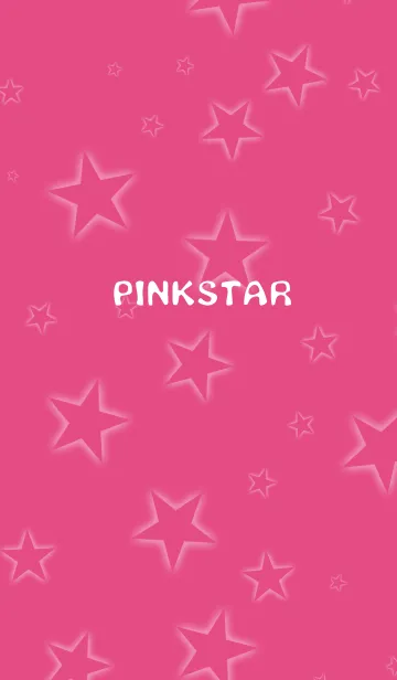 [LINE着せ替え] ピンクとスターの画像1