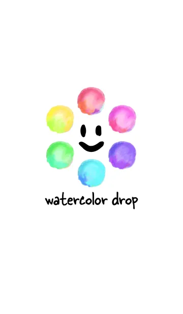 watercolor dropの着せ替えメイン画像