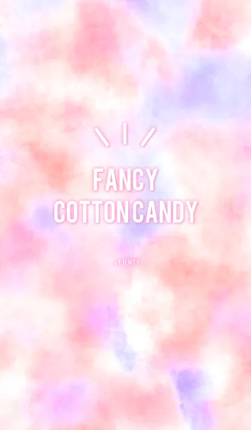[LINE着せ替え] FANCY COTTON CANDY / No.02 / Peach Pinkの画像1