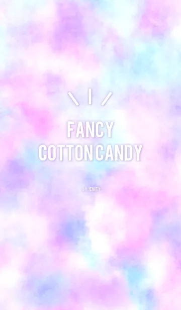 [LINE着せ替え] FANCY COTTON CANDY / No.01 / Pink Purpleの画像1